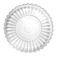 Prato 30cm Para Bolo Raso Cristal Ecológico Jenova